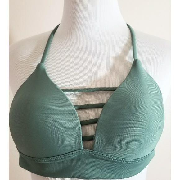 💮Green Bikini Top - Picture 2 of 7